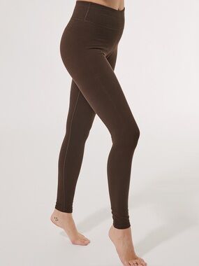 ‼️EUC: Pact Organic PureFit Brown Leggings - L